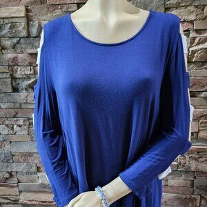 Long sleeve cut out sleeves top